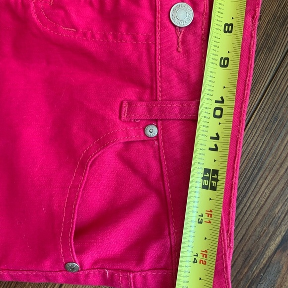 Toxic Women's Size 7 Pink Denim Ankle Zip Skinny Jeans Rave, Boho, Skater - Picture 2 of 10